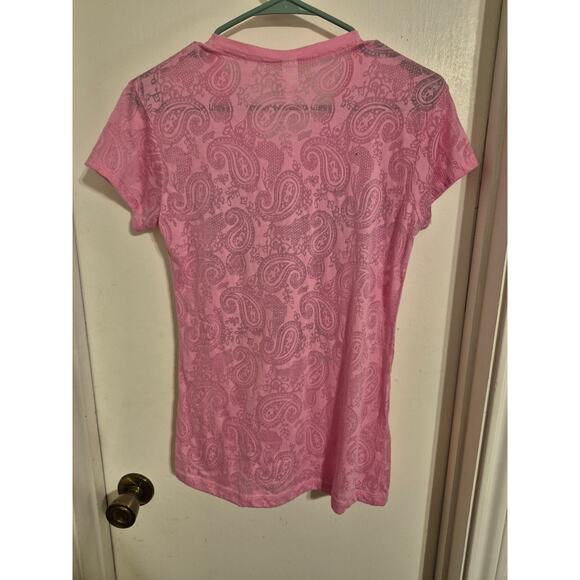Cotton Heritage Cross Blinged T-shirt Size Large - Picture 4 of 5